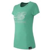 New Balance Essentials Plus SS Logo Tee Arctic Blue Z20i1359